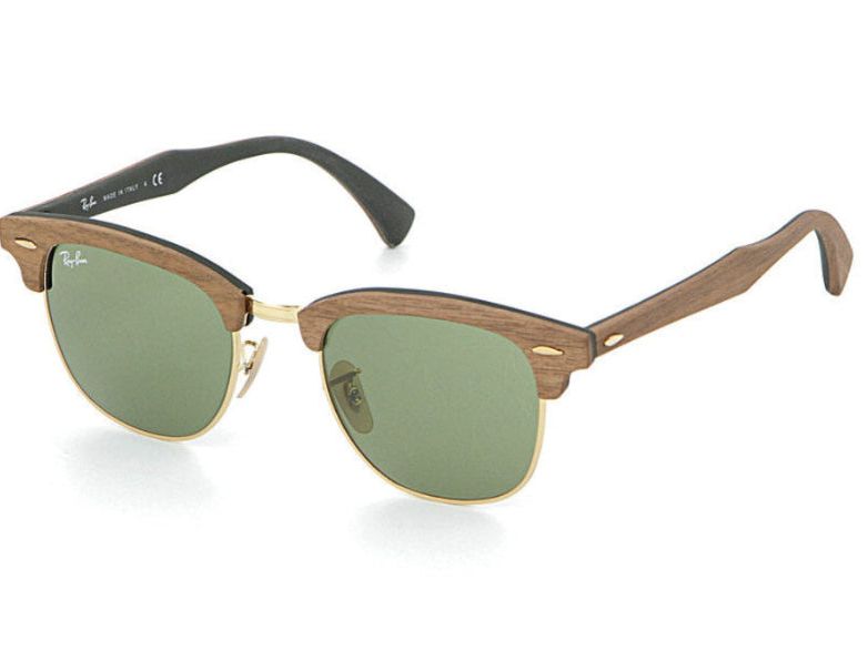 Ray-Ban Clubmaster Wood RB-3016M 1182 51/21/145 TAILLE MOYENNE